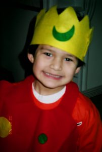 Rosario (age 4) in costume.