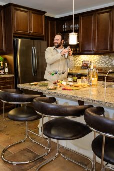 The Lorren Counter Height Stool  In Cafe'