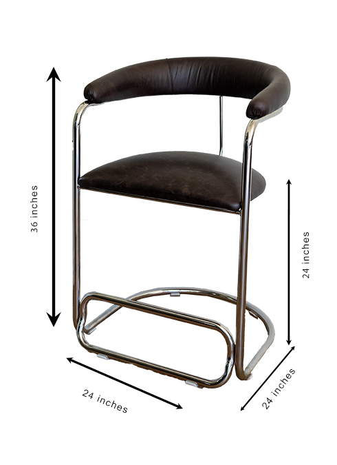 The Lorren Counter Height Stool In Cafe' - Image 3